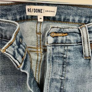 RE/DONE Women's Light Blue Jeans